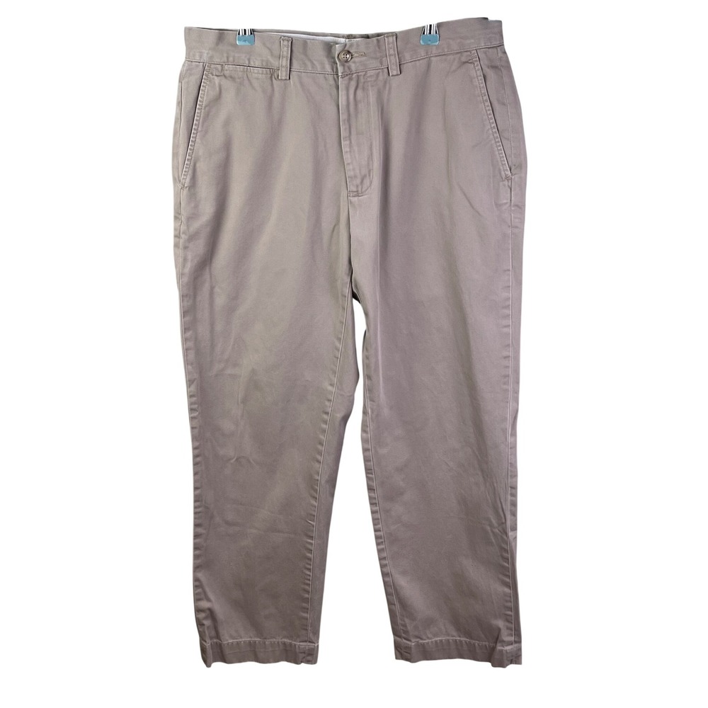 Polo Ralph Lauren Preston Pant Men's 32x32 Beige Chino Khakis 100% Cotton Pony